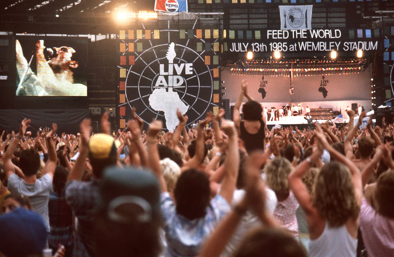 Pepsi Live Aid Feed The World July 13th 1985 at Wembley Stadium Live Live Aid Aid C